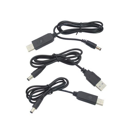 USB电源线USB转DC5.5*2.1mm充电线供电线圆孔5V9V12V升压线 USB线