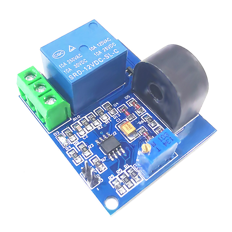 5A over current protection sensor module AC current detection sensor 12V relay