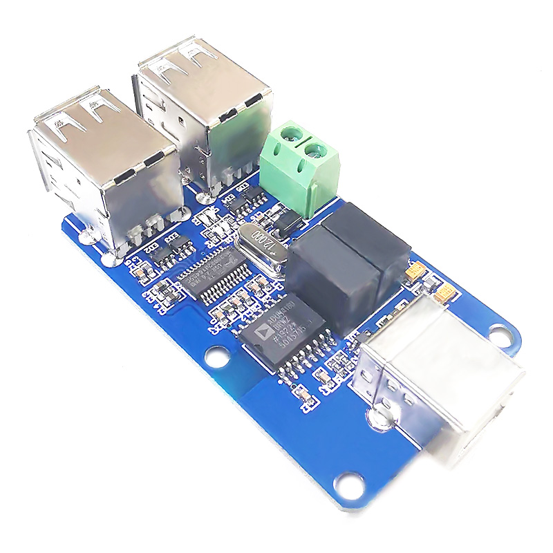 Four way USB isolator USB hub isolation module coupling protection board adum3160 / adum4160