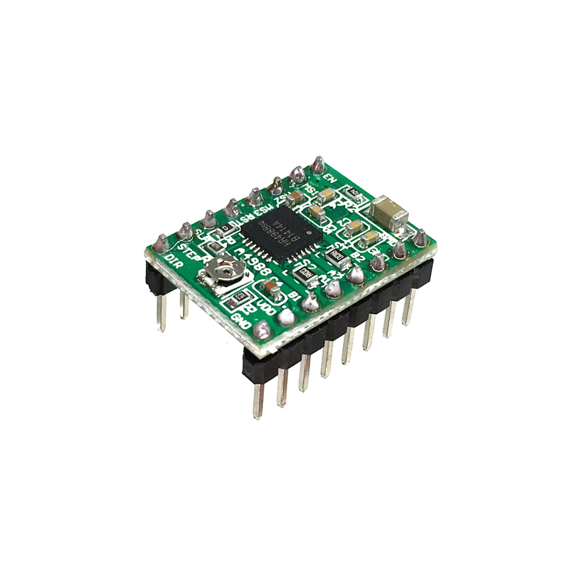 3D printer a4988 stepper motor driver repap 2 oz pin welded green board