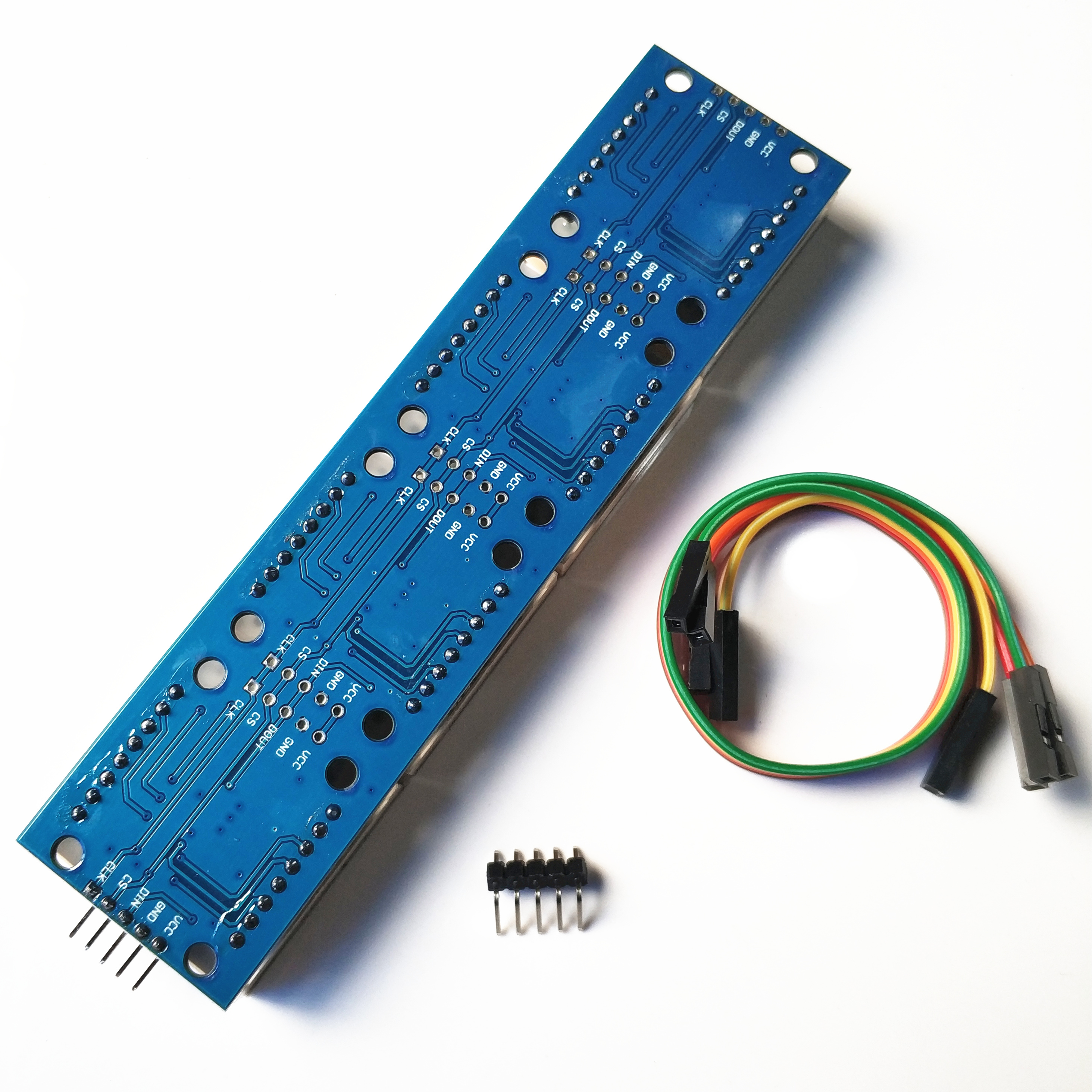MAX7219 dot matrix module 4 dot matrix integrated display module single chip microcomputer control drive module send 5p line
