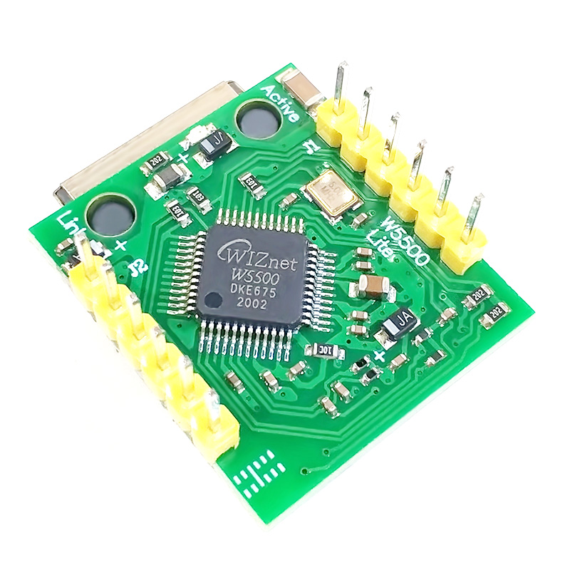 W5500 module SPI interface Ethernet module w5100w5200 usr-es1 compatible wiz820io
