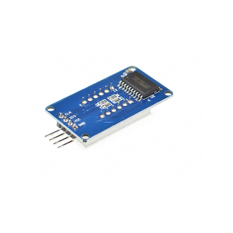 4-digit digital tube display module, adjustable LED brightness, with clock point accessory building block TM1637 driver
