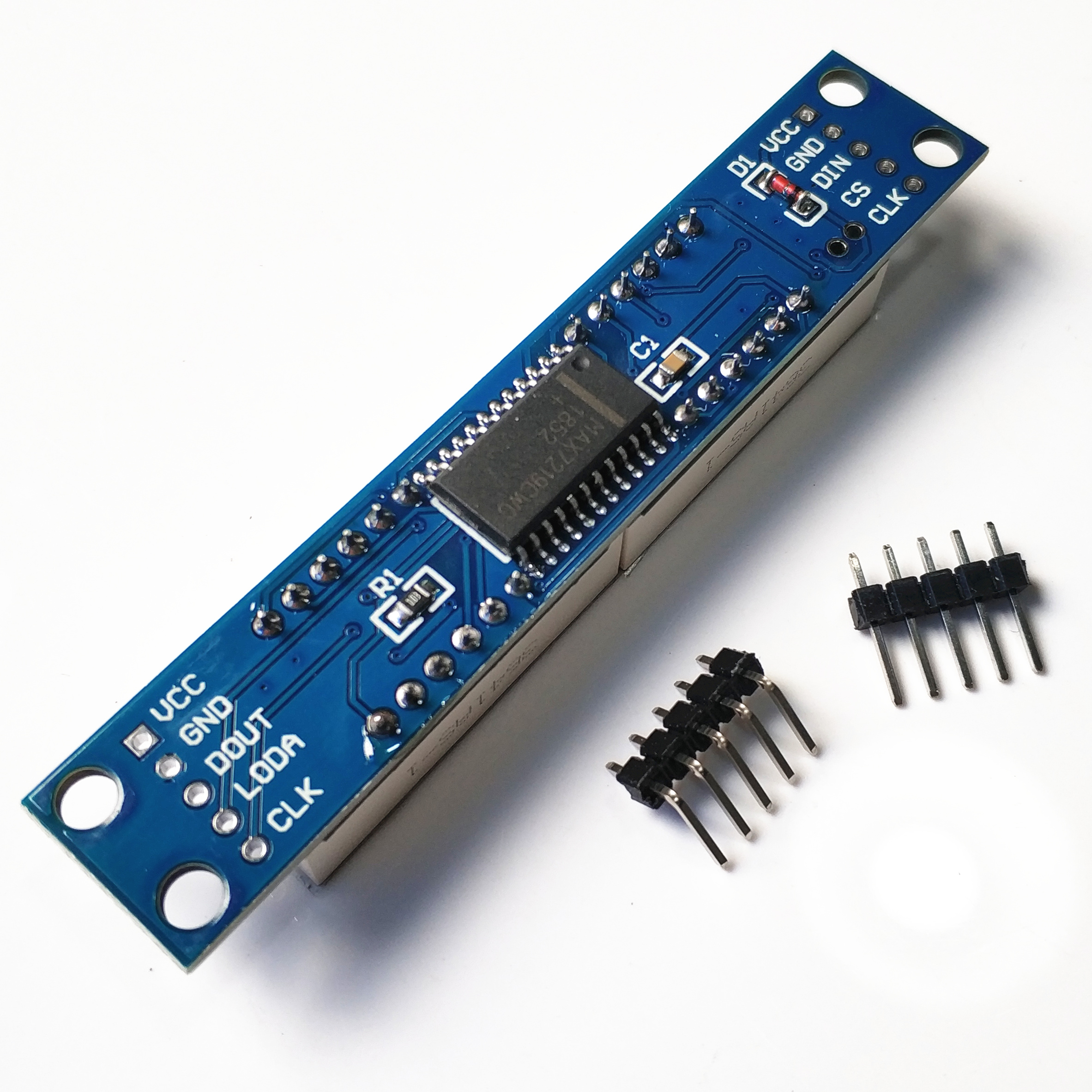 8-digit digital tube display module MAX7219 LED display supports cascaded 8-digit serial 3 IO port control