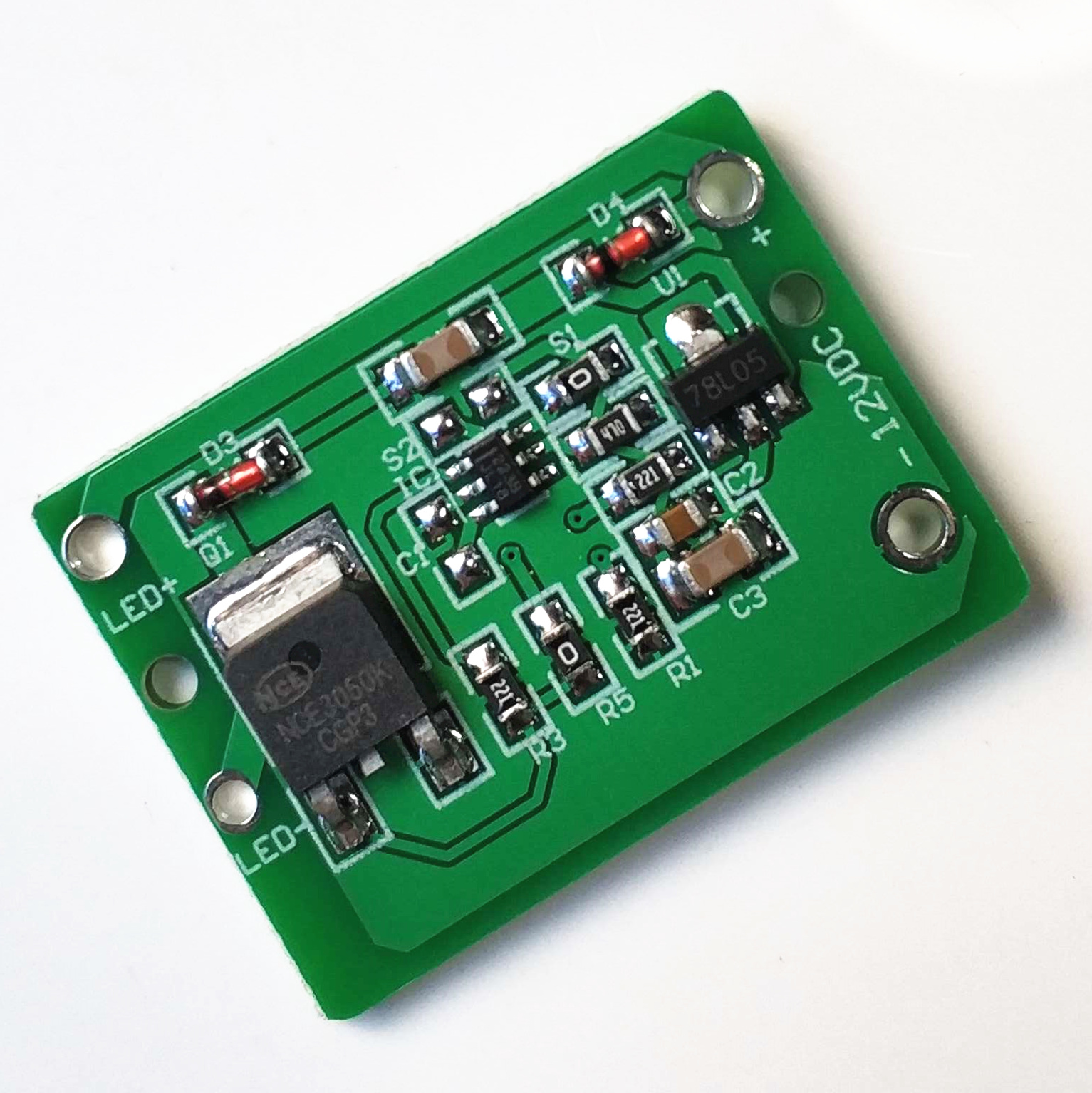 12v capacitive touch touch switch button module jog lock can be equipped with relay TTP223 module