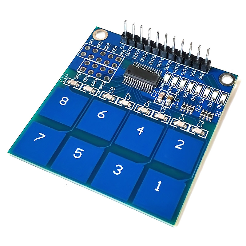TTP226 8-channel 8-key capacitive touch switch board digital touch sensor module