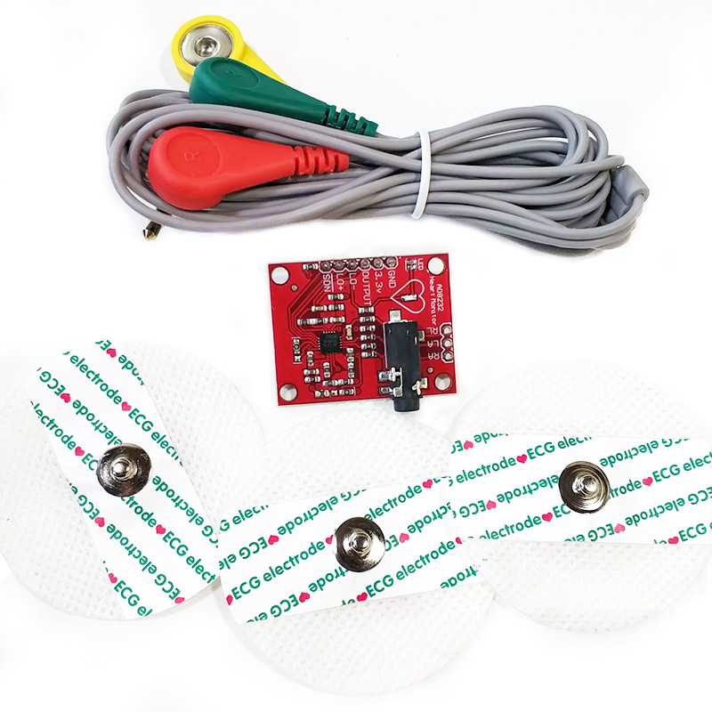 AD8232 ECG monitoring ECG physiological measurement Pulse heart ECG monitoring sensor module