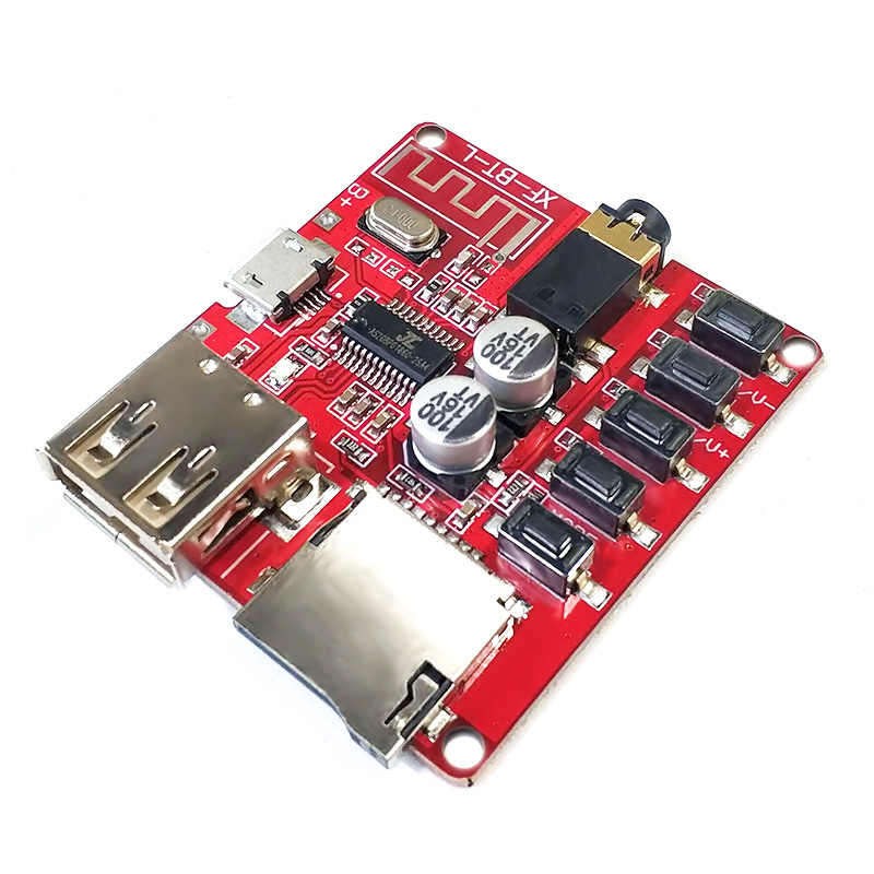 Bluetooth power amplifier board Bluetooth audio receiver module car Bluetooth speaker modification decoder board mp3 playback