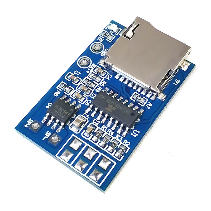 TF card MP3 decoder board decoder module 3.7-5V power supply with 2W mixed mono memory player module